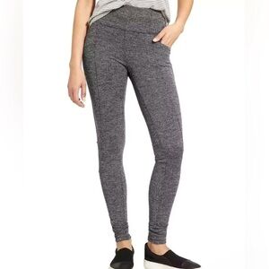 Athleta Herringbone Metro Leggings High Waisted Side Pockets Size XS Women’s